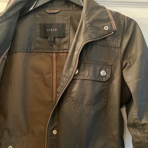 J crew downtown field jacket, hunter green